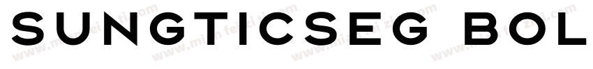 sungtiCSEG Bold字体转换